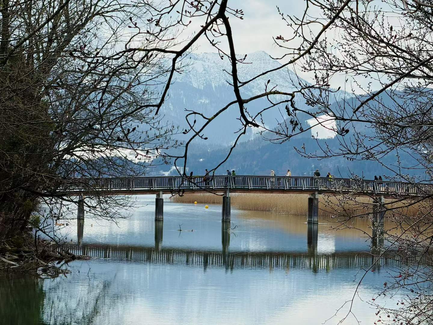 Tegernsee lake with mountain backdrop on our family day trip from Munich.