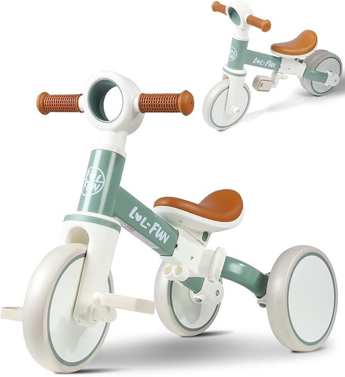 LOL-FUN 4-in-1 Convertible Balance Bike