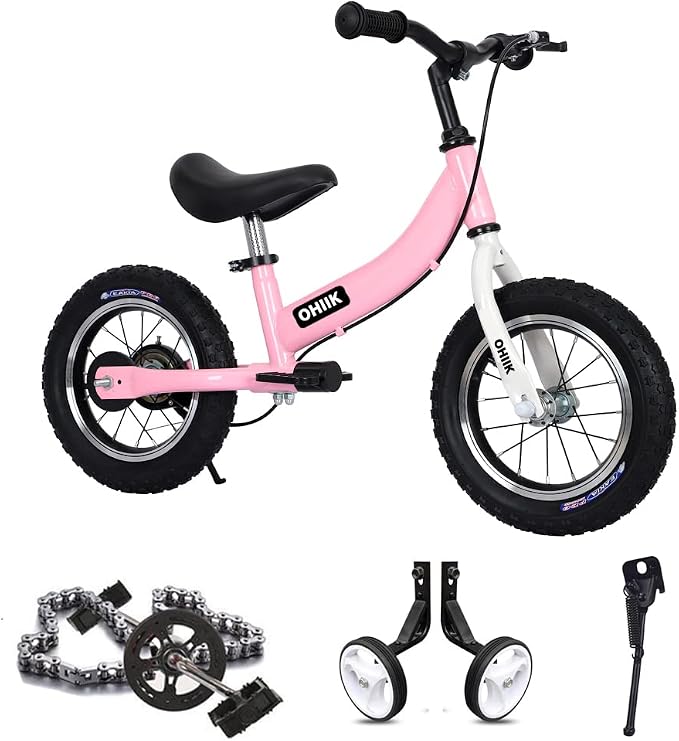 OHIIK 2-in-1 Balance and Pedal Bike