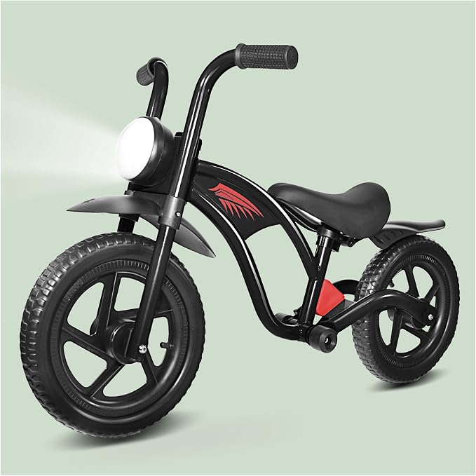 KRIDDO Kids Balance Bike with Front Light