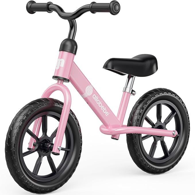 allobebe Toddler Balance Bike 12” No Pedal Training Bicycle