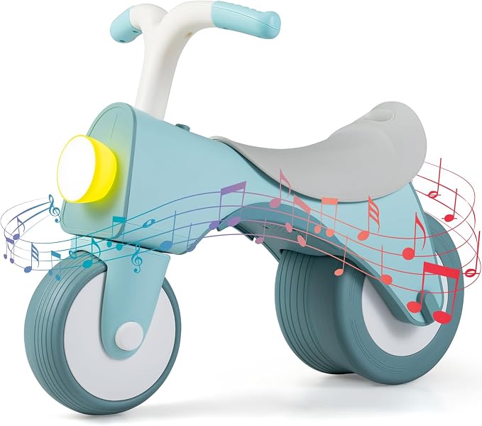 COSTWAY Musical Three-Wheel Ride-On