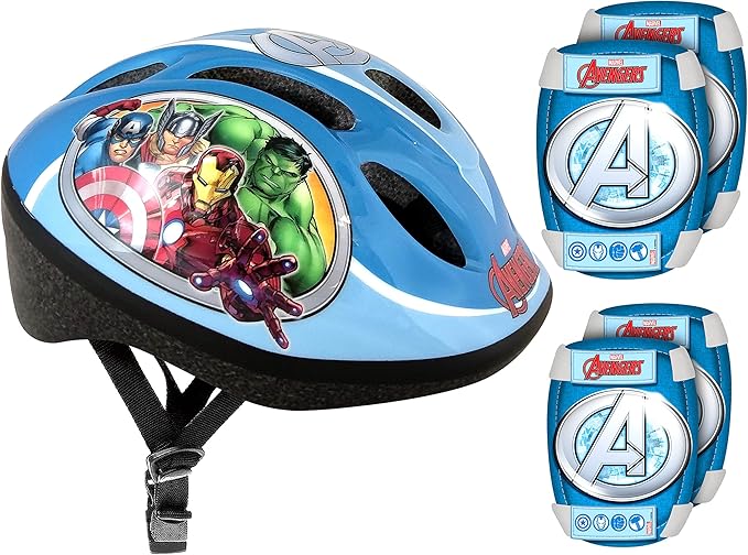 Stamp Avengers kids bike helmet