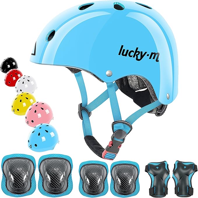 Lucky-M helmet and pad set