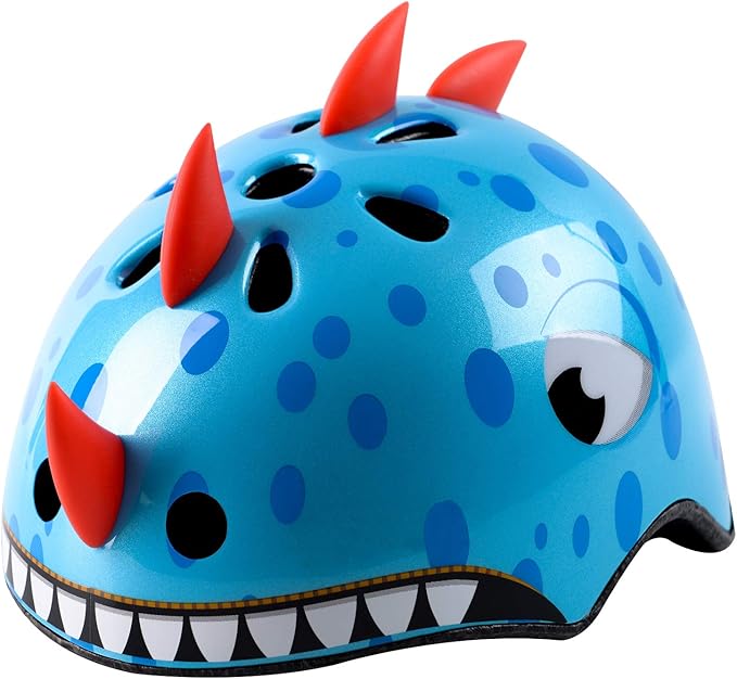 Atphfety 3D Dino casco infantil de bici