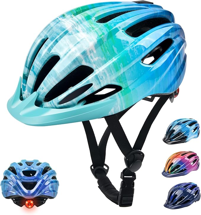 LEPESFON rear-light kids helmet