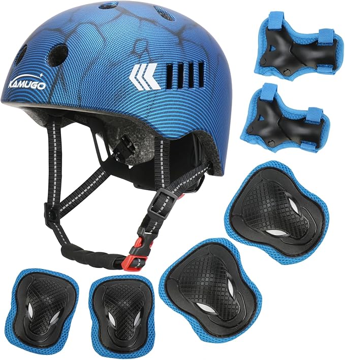 KAMUGO toddler bike helmet set