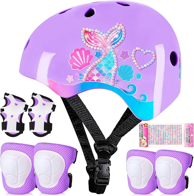 FIODAY Toddler Helmet and Pads Set