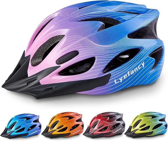 Lyefancy Kinderfahrradhelm mit Visier