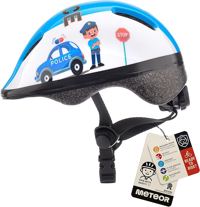 Meteor casque enfant avec protections