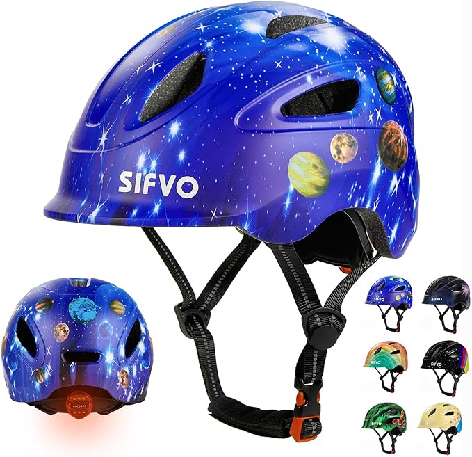 SIFVO rear-light kids helmet