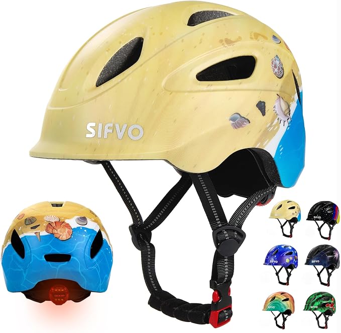 SIFVO LED Kids Multisport Helmet