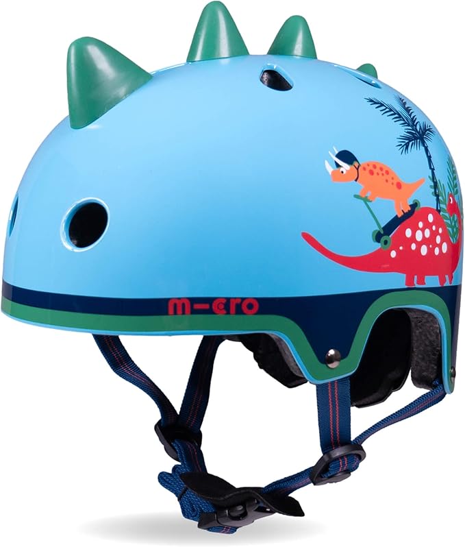 Micro rear-light kids helmet