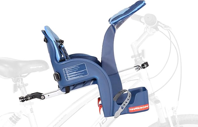 Weeride Safefront Deluxe Denim front child bike seat