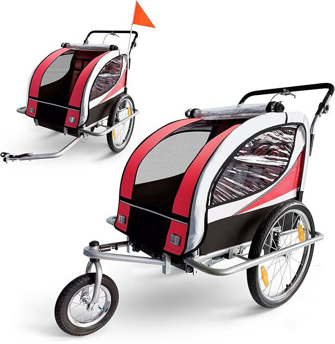 SAMAX 2-in-1 Bike Trailer