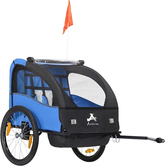 Aosom 440-038 2-Seat Bike Trailer