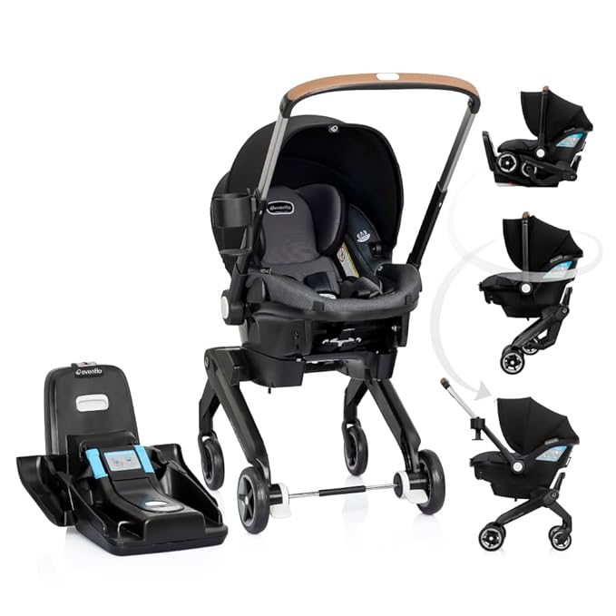 Evenflo Shyft DualRide Infant Car Seat carrito Combo