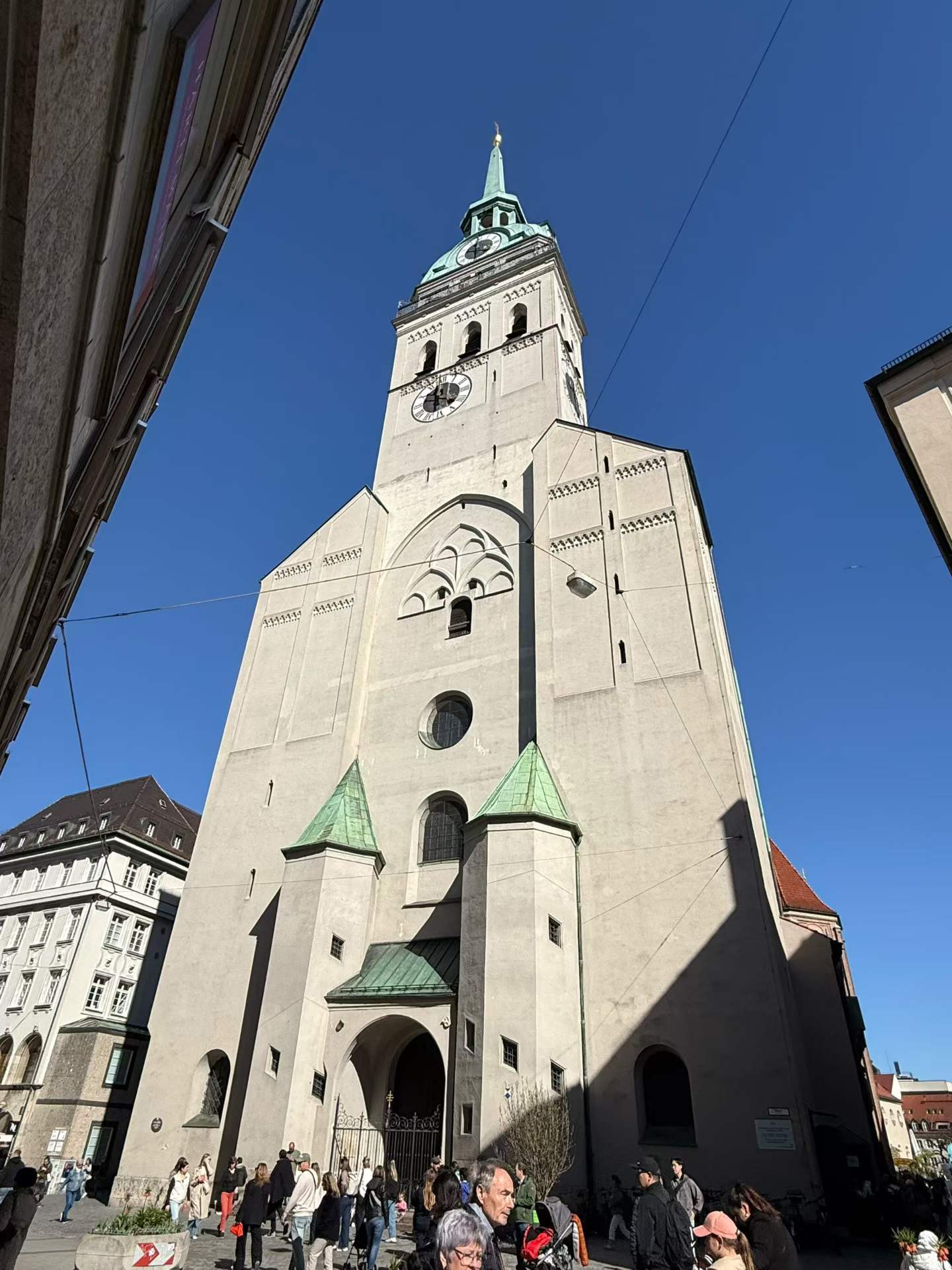 St. Peter’s Church, which worked better once the children had already had room to run earlier in the day.