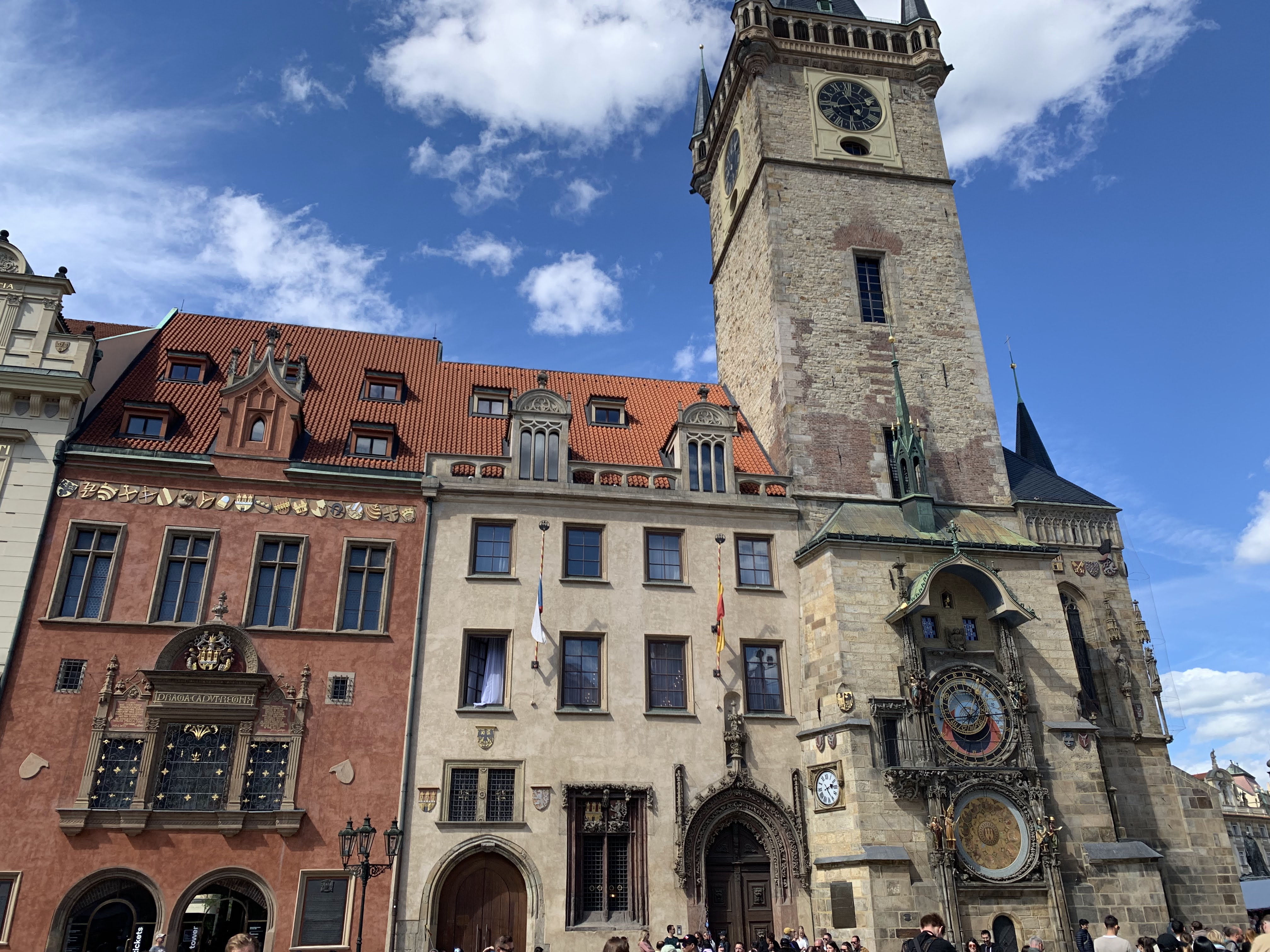 The Astronomical Clock on Prague Old Town Hall, a compact stop that children can understand without a long museum visit.