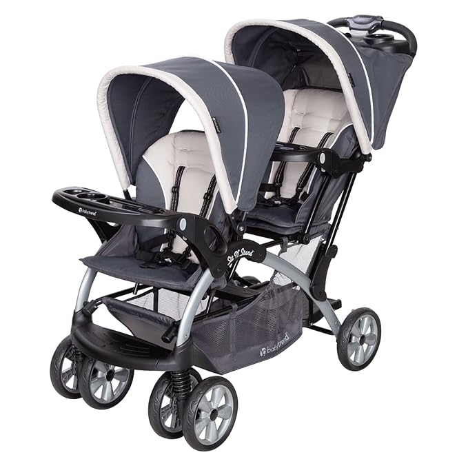 Baby Trend Sit N' Stand Easy Fold Twin Stroller