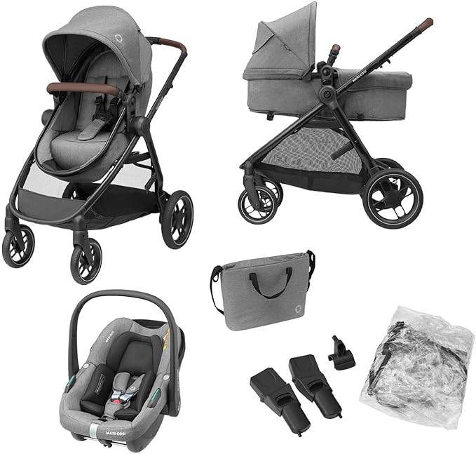 A Maxi-Cosi Zelia S Trio stroller.