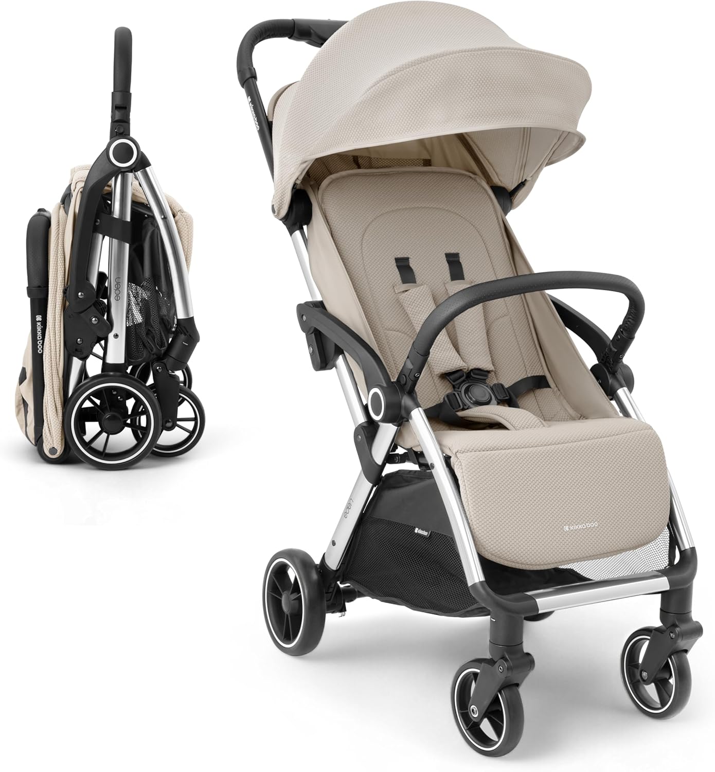 A KikkaBoo Eden stroller.