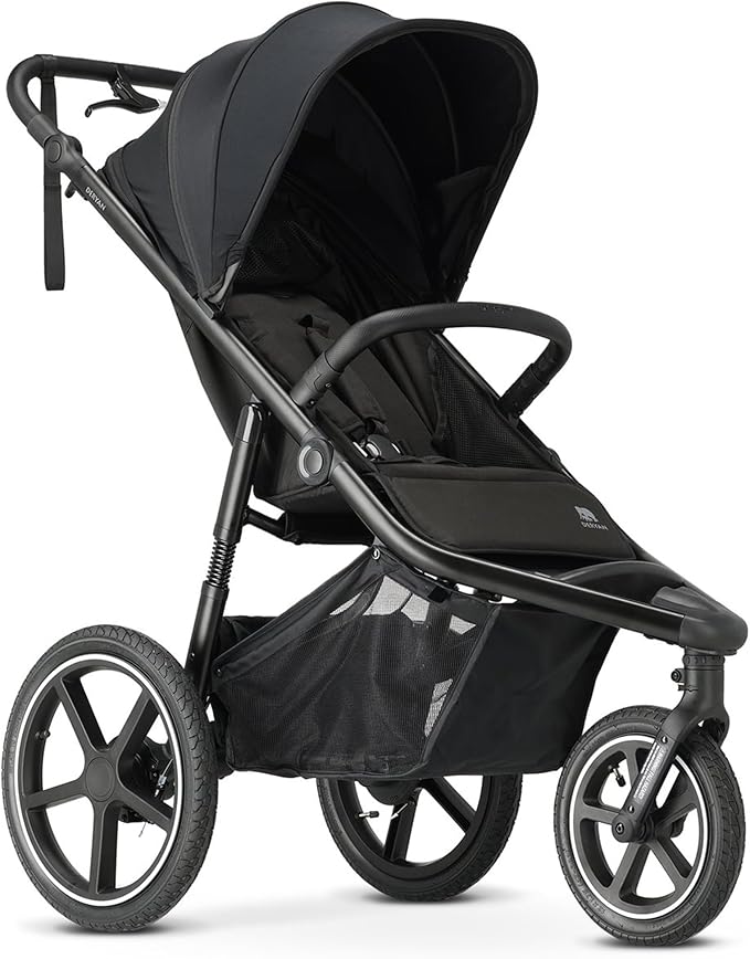 Ein Deryan Bolt Jogger Kinderwagen.