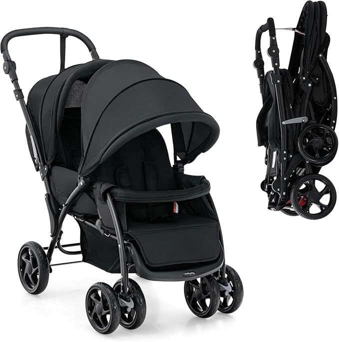 LIFEZEAL Double Tandem Stroller