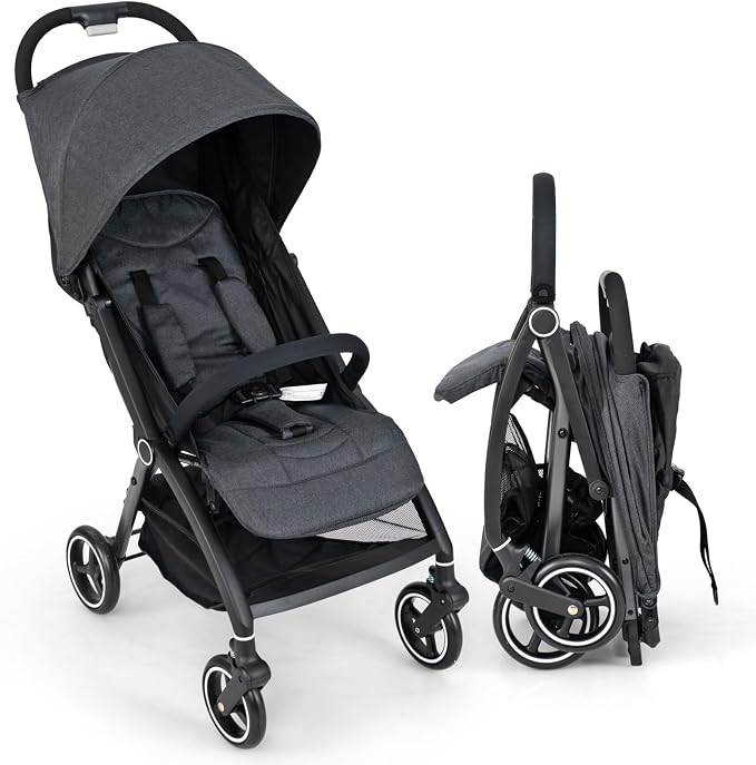 COSTWAY One-Hand Fold Travel Stroller 15274683