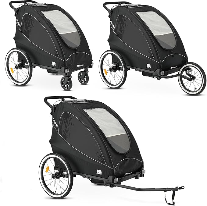Deryan 2-in-1 Bike Trailer Jogger