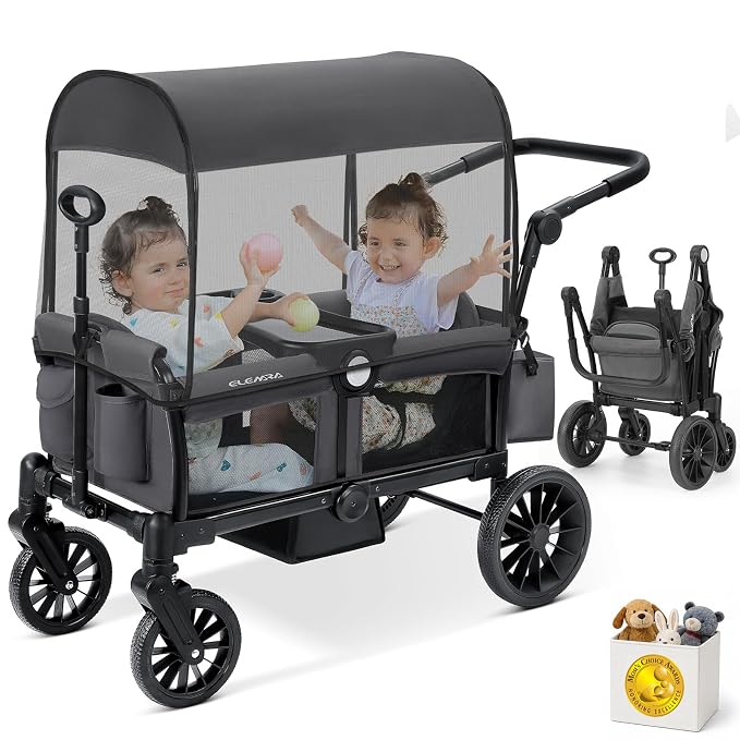 ELEMARA Two-Seat carro para niños