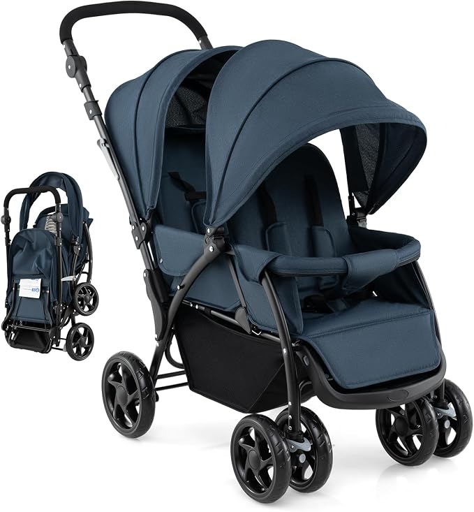 LIFEZEAL Double Tandem Stroller