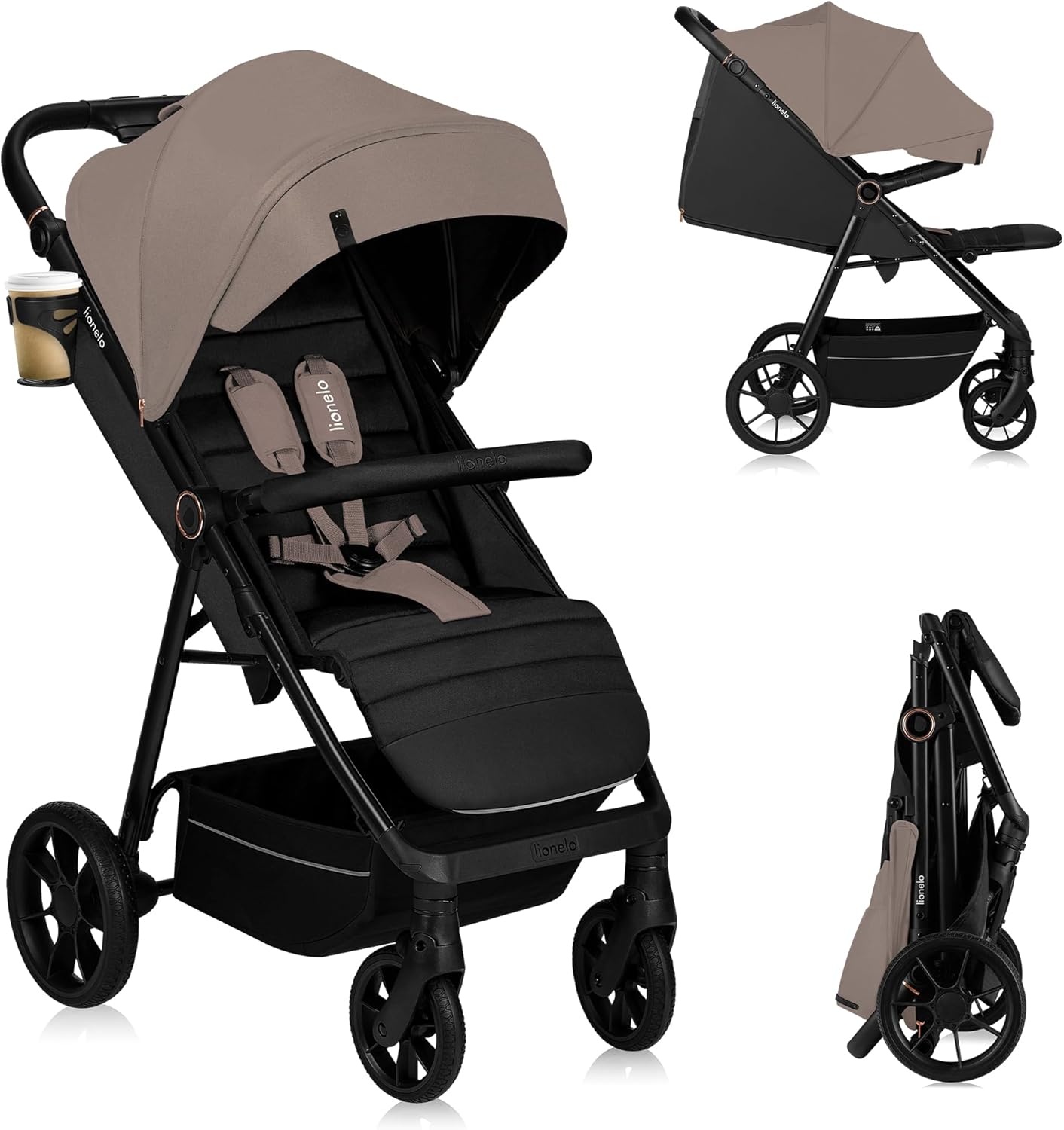 En Lionelo Mira barnvagn.