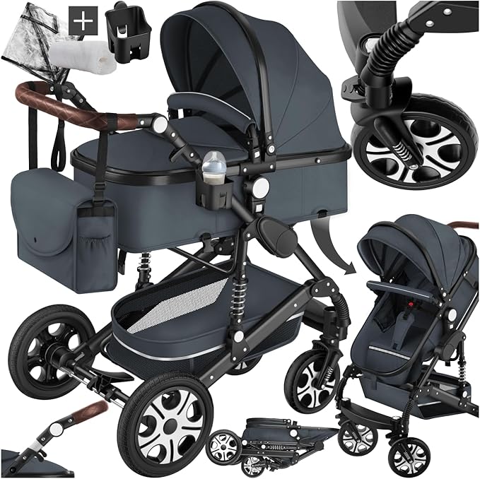A tectake 2-in-1 Baby Stroller.