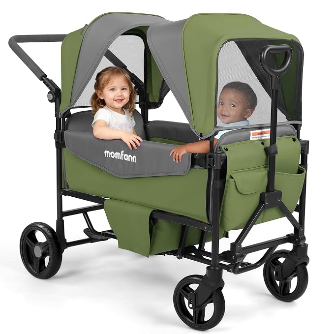 MOMFANN 2-Seater All-Terrain Stroller Wagon