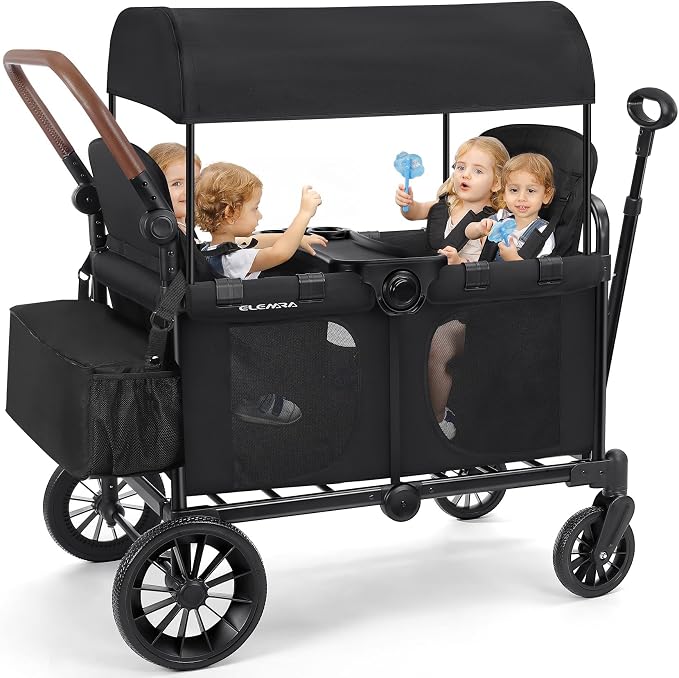 ELEMARA Four-Seat Wagon Stroller
