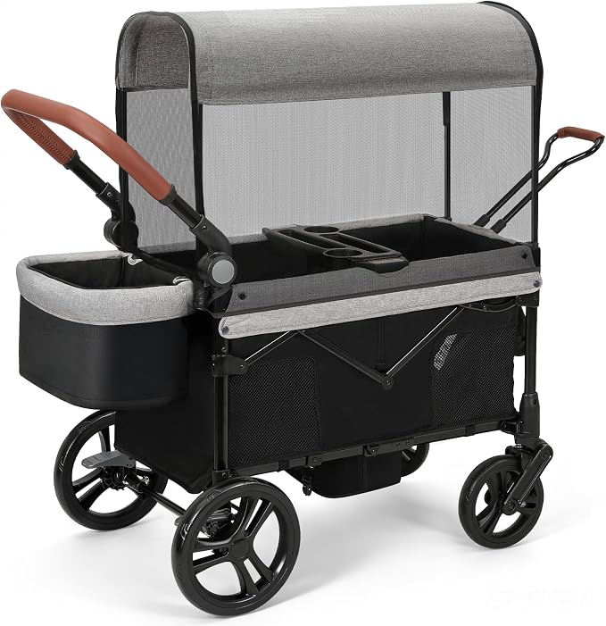 ELEMARA Two-Seat Stroller Wagon