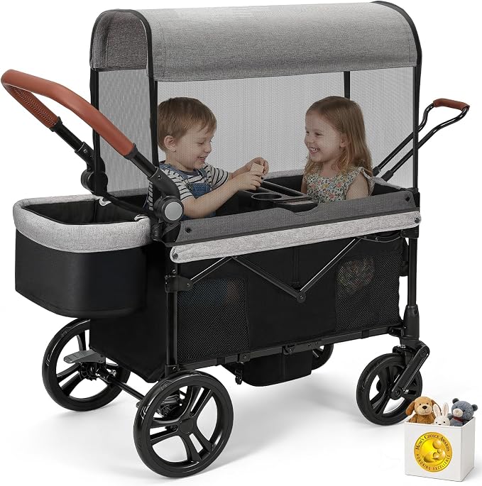 ELEMARA Two-Seat Wagon Stroller