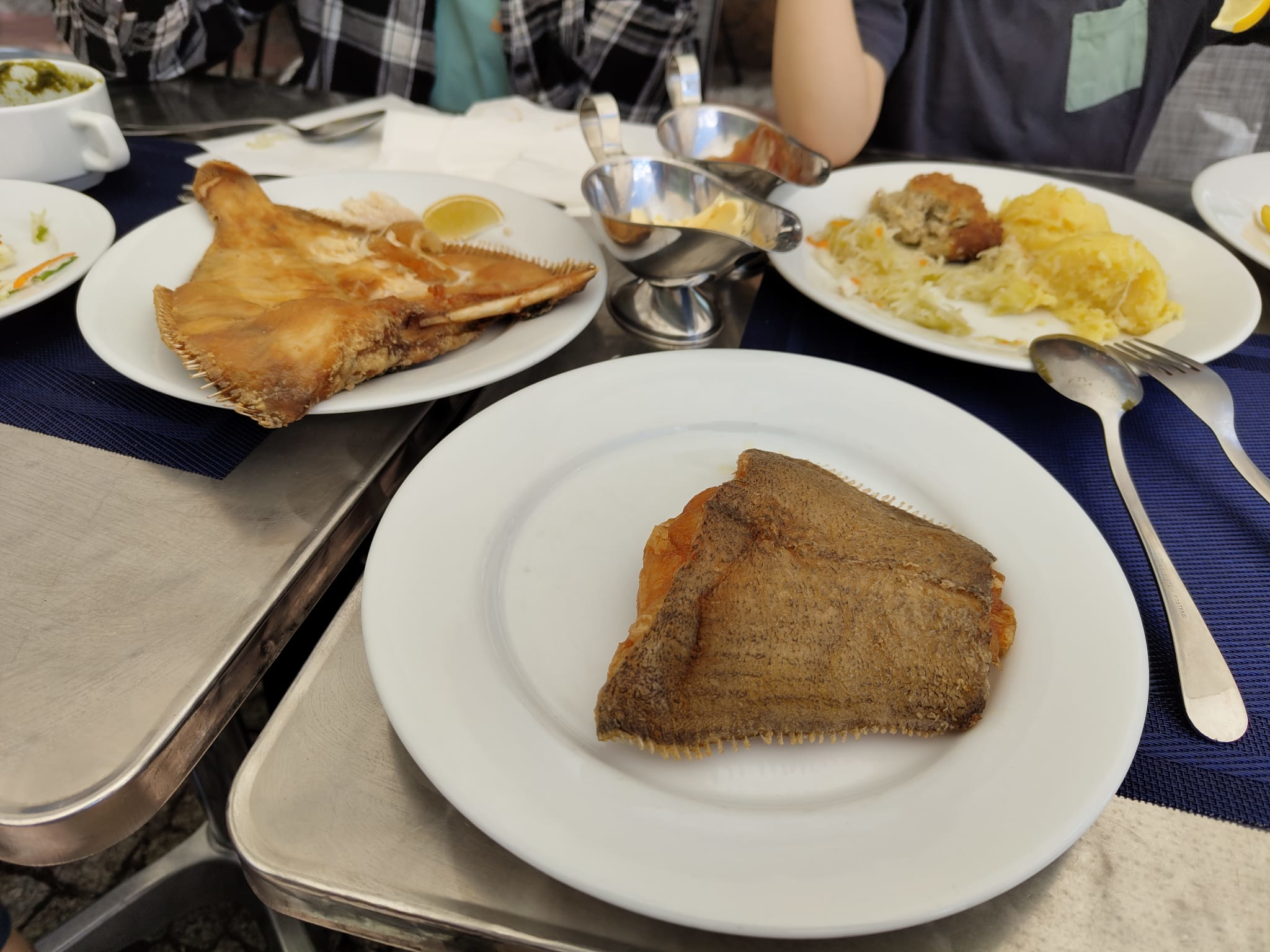 Fisk på Rybarex. All mat var fantastisk, särskilt hälleflundran.